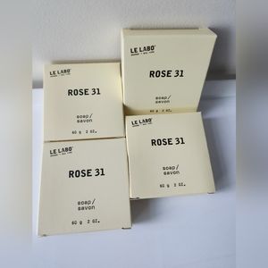 NWT Le Labo Rose 31 soap bars 60 g